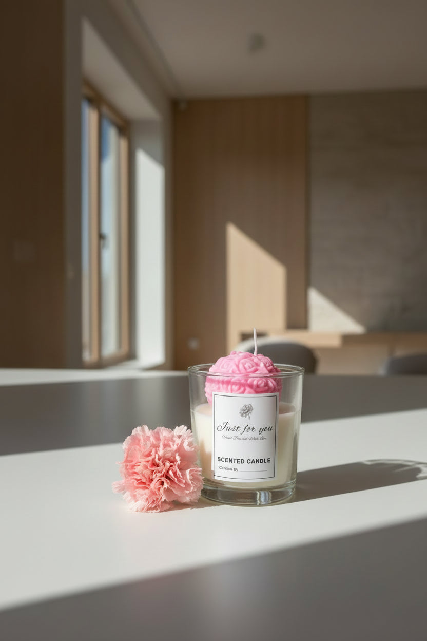 🌷 Rose Bouquet Candle