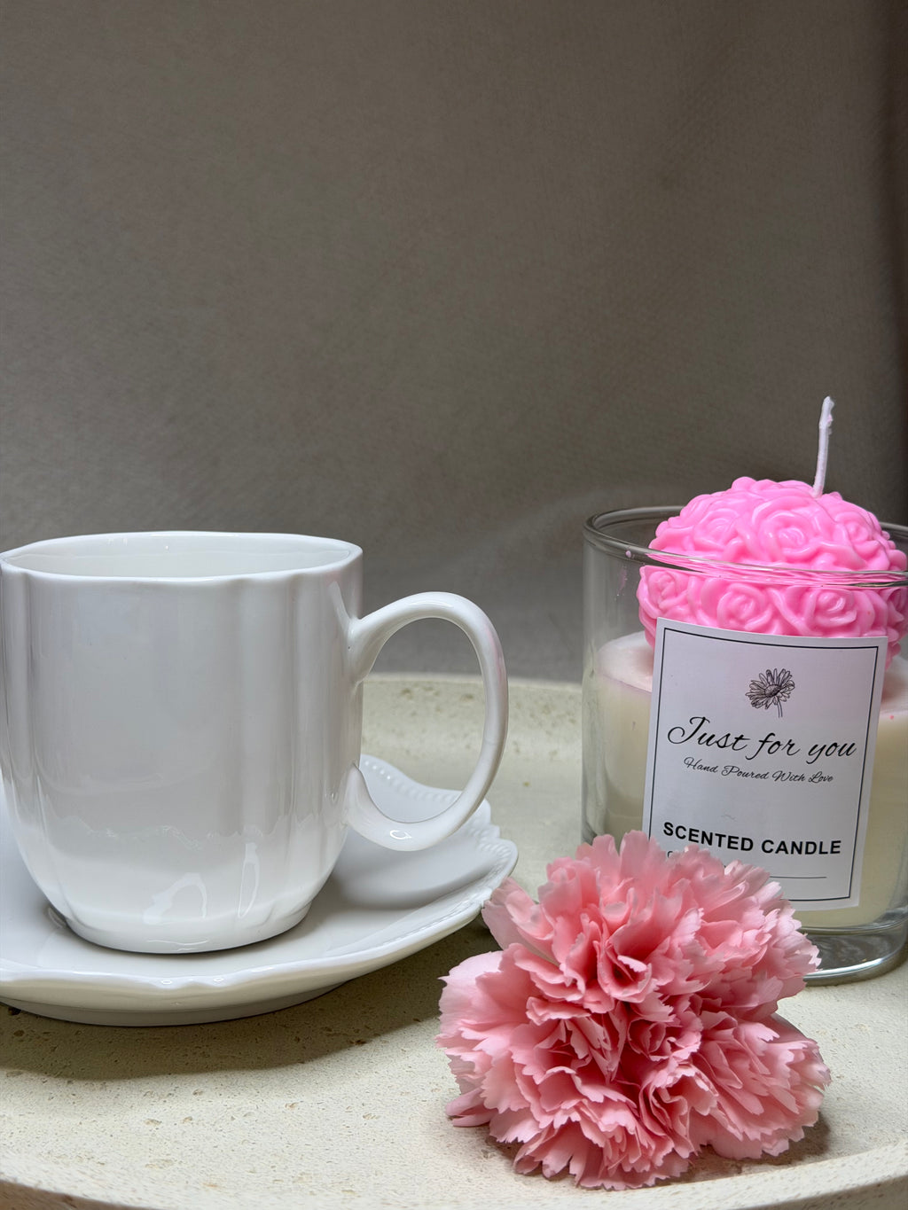🌷 Rose Bouquet Candle