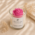 🌸 Pink Rose Candle